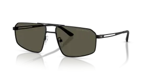 แว่นกันแดด Emporio Armani EA2173-300187 มุมเฉียง สีดำด้าน สำหรับผู้ชาย