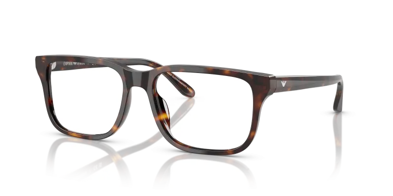 กรอบแว่นสายตา Emporio Armani EA3250U-5026 Shiny Havana แว่นสายตา Emporio Armani EA3250U-5026 มุมเฉียง สีฮาวานาประกาย สำหรับผู้ชาย