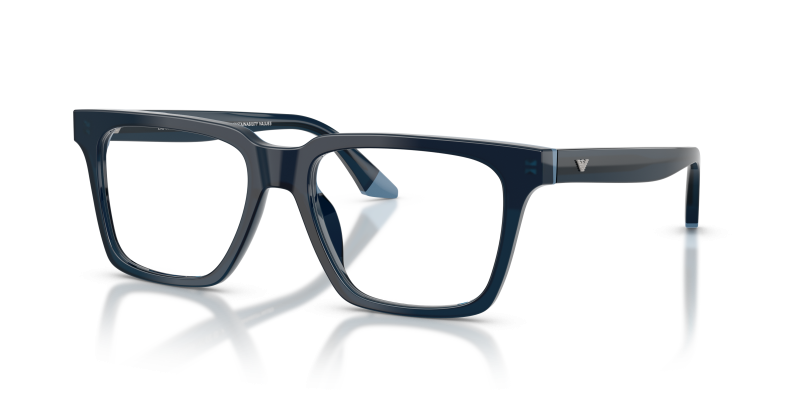แว่นสายตา Emporio Armani EA3272U-6317 มุมเฉียง สีน้ำเงินโอปอล สำหรับผู้ชาย