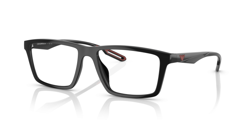 แว่นกันแดด Emporio Armani EA4189U-50171W Shiny Black Clear แว่นกันแดด Emporio Armani EA4189U-50171W มุมเฉียง สีดำประกาย สำหรับผู้ชาย