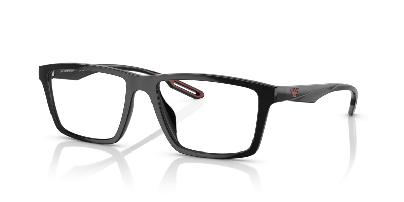 แว่นกันแดด Emporio Armani EA4189U-50171W Shiny Black Clear แว่นกันแดด Emporio Armani EA4189U-50171W มุมเฉียง สีดำประกาย สำหรับผู้ชาย