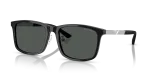 แว่นกันแดด Emporio Armani EA4241D-501787 มุมเฉียง สีดำประกาย สำหรับผู้ชาย