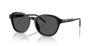 แว่นกันแดด Emporio Armani EA4247U-501787 มุมเฉียง สีดำประกาย สำหรับผู้ชาย