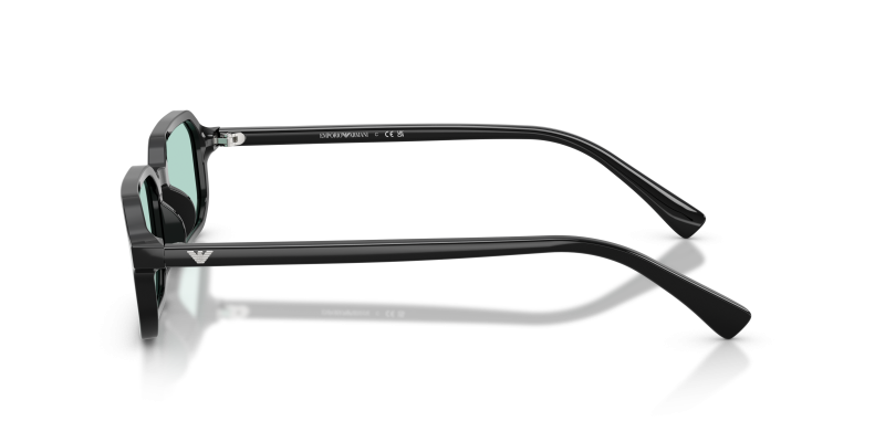 แว่นกันแดด Emporio Armani EA4253U-501765 มุมข้าง ขาแว่นสีดำประกาย