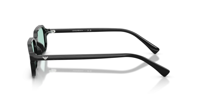 แว่นกันแดด Emporio Armani EA4253U-501765 มุมข้าง ขาแว่นสีดำประกาย