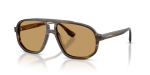 แว่นกันแดด Emporio Armani EA4263U-632673 มุมเฉียง สี Striped Dark Green สำหรับผู้ชาย