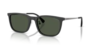 แว่นกันแดด Emporio Armani EA4275D-50019A มุมเฉียง สีดำด้าน สำหรับผู้ชาย