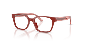 แว่นสายตา Emporio Armani EK3013U-6385 มุมเฉียง สีแดงประกาย สำหรับเด็กผู้ชาย