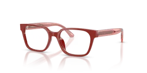 แว่นสายตา Emporio Armani EK3013U-6385 มุมเฉียง สีแดงประกาย สำหรับเด็กผู้ชาย
