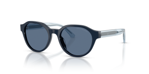 แว่นกันแดด Emporio Armani EK4008U-638280 Shiny Blue Dark Blue
