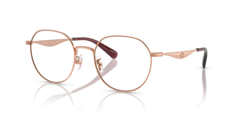 แว่นสายตา Coach HC5175-9331 มุมเฉียง สีทองชมพูประกาย สำหรับผู้หญิง