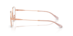กรอบแว่นสายตา Coach HC5187D-9407 Shiny Rose Gold แว่นสายตา Coach HC5187D-9407 มุมข้าง ขาแว่นสีทองชมพูประกาย