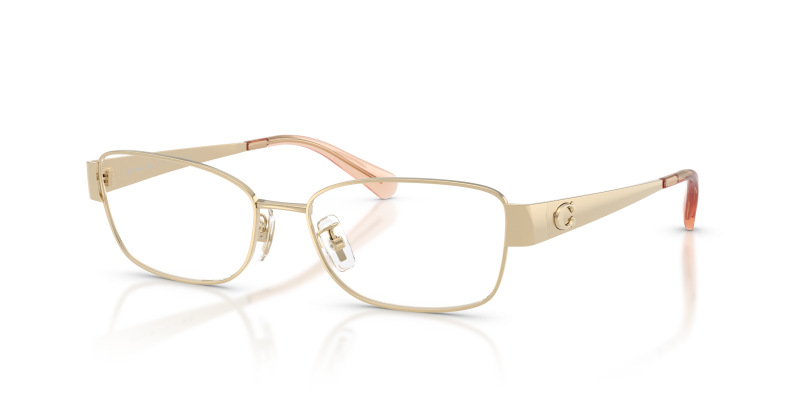 กรอบแว่นสายตา Coach HC5201-9005 Shiny Light Gold แว่นสายตา Coach HC5201-9005 มุมเฉียง สีทองอ่อนประกาย สำหรับผู้หญิง