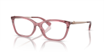 กรอบแว่นสายตา Coach HC6146U-5800 Transparent Berry แว่นสายตา Coach HC6146U-5800 มุมเฉียง สีเบอร์รี่โปร่งใส สำหรับผู้หญิง