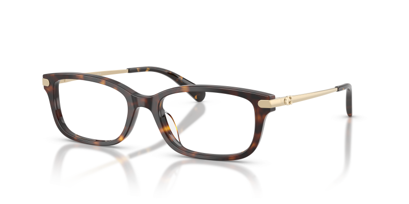 กรอบแว่นสายตา Coach HC6287U-5120 Dark Tortoise แว่นสายตา Coach HC6287U-5120 มุมเฉียง สีลายเต่าเข้ม สำหรับผู้หญิง