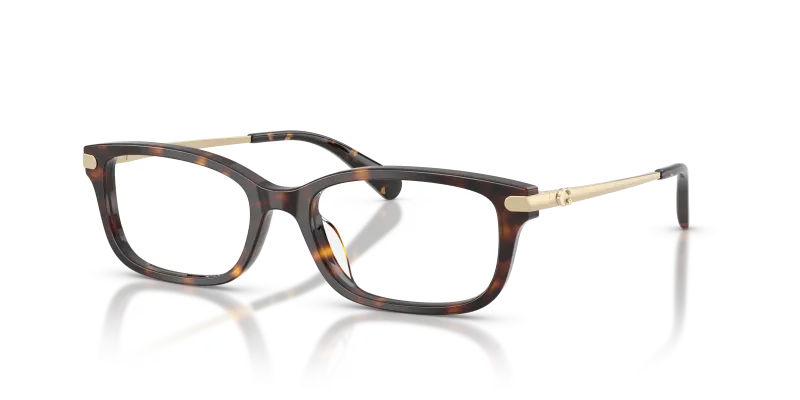 กรอบแว่นสายตา Coach HC6287U-5120 Dark Tortoise แว่นสายตา Coach HC6287U-5120 มุมเฉียง สีลายเต่าเข้ม สำหรับผู้หญิง
