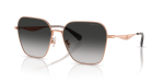 แว่นกันแดด Coach HC7168-93313C Shiny Rose Gold Grey Gradient แว่นกันแดด Coach HC7168-93313C มุมเฉียง สีทองชมพูประกาย สำหรับผู้หญิง