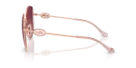 แว่นกันแดด Coach HC7176B-93318H Shiny Rose Gold / Rose Berry Gradient แว่นกันแดด Coach HC7176B-93318H มุมข้าง ขาแว่นสีทองชมพูประกาย