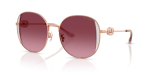 แว่นกันแดด Coach HC7176B-93318H Shiny Rose Gold / Rose Berry Gradient แว่นกันแดด Coach HC7176B-93318H มุมเฉียง สีทองกุหลาบแวววาว/กุหลาบ สำหรับผู้หญิง