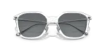 แว่นกันแดด Coach HC8355-511181 Clear Grey Solid Polarized แว่นกันแดด Coach HC8355-511181 close-up ด้านหน้า