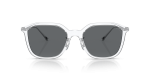 แว่นกันแดด Coach HC8355-511181 Clear Grey Solid Polarized แว่นกันแดด Coach HC8355-511181 ด้านหน้า