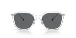 แว่นกันแดด Coach HC8355-511181 Clear Grey Solid Polarized แว่นกันแดด Coach HC8355-511181 ด้านหน้า