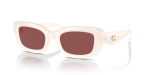 แว่นกันแดด Coach HC8390U-580575 มุมเฉียง สี Milky Cloud สำหรับผู้หญิง