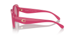 แว่นกันแดด Coach HC8391U-58069L Milky Magenta Pink Flash แว่นกันแดด Coach HC8391U-58069L มุมข้าง ขาแว่นสี Milky Magenta