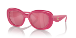 แว่นกันแดด Coach HC8391U-58069L Milky Magenta Pink Flash แว่นกันแดด Coach HC8391U-58069L มุมเฉียง สี Milky Magenta สำหรับผู้หญิง