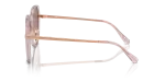แว่นกันแดด Coach HC8403D-570513 Transparent Pink Brown Pink Gradient แว่นกันแดด Coach HC8403D-570513 มุมข้าง ขาแว่นสีทองชมพูประกาย