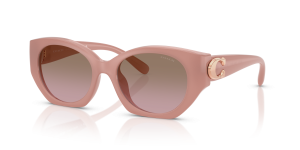 แว่นกันแดด Coach HC8407U-583914 Milky Buff Brown Rose Gradient