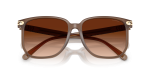 แว่นกันแดด Coach HC8413BD-580874 Milky Brown Brown Gradient แว่นกันแดด Coach HC8413BD-580874 close-up ด้านหน้า