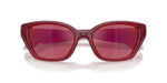 แว่นกันแดด Coach HC8434U-5526D0 Milky Cherry Berry Flash แว่นกันแดด Coach HC8434U-5526D0 close-up ด้านหน้า