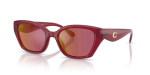 แว่นกันแดด Coach HC8434U-5526D0 Milky Cherry Berry Flash แว่นกันแดด Coach HC8434U-5526D0 มุมเฉียง สี Milky Cherry สำหรับผู้หญิง