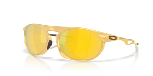 แว่นกันแดด Oakley OO4065-06 มุมเฉียง สีทองซาติน สำหรับผู้ชาย