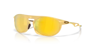 แว่นกันแดด Oakley OO4065-06 มุมเฉียง สีทองซาติน สำหรับผู้ชาย