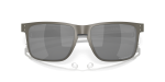 แว่นกันแดด Oakley Holbrook Metal OO4123-06 Matte Gunmetal Prizm Black Polarized แว่นกันแดด Oakley OO4123-06 close-up ด้านหน้า