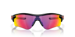 แว่นกันแดด Oakley Radarlock Path (A) OO9206-37 Polished Black Prizm Road แว่นกันแดด Oakley OO9206-37 ด้านหน้า