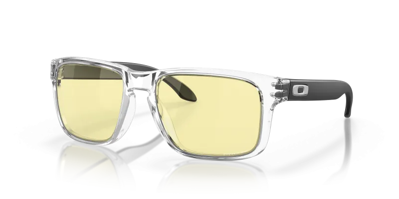 แว่นกันแดด Oakley Holbrook (A) OO9244-63 Clear Prizm Gaming 2.0 แว่นกันแดด Oakley OO9244-63 มุมเฉียง สีใส สำหรับผู้ชาย