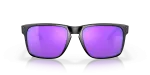 แว่นกันแดด Oakley Holbrook XL OO9417-20 Matte Black Prizm Violet แว่นกันแดด Oakley OO9417-20 ด้านหน้า