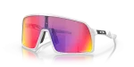 แว่นกันแดด Oakley Sutro S OO9462-05 Matte White Prizm Road แว่นกันแดด Oakley OO9462-05 มุมเฉียง สีขาวด้าน สำหรับผู้ใช้ทุกเพศ