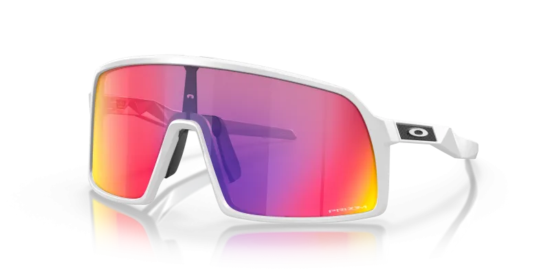 แว่นกันแดด Oakley Sutro S OO9462-05 Matte White Prizm Road แว่นกันแดด Oakley OO9462-05 มุมเฉียง สีขาวด้าน สำหรับผู้ใช้ทุกเพศ
