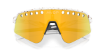 แว่นกันแดด Oakley Sutro Lite Sweep OO9465-33 Red/Gold Splatter Prizm 24K แว่นกันแดด Oakley OO9465-33 close-up ด้านหน้า