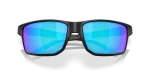แว่นกันแดด Oakley Gibston XL OO9470-03 Matte Black Prizm Sapphire แว่นกันแดด Oakley OO9470-03 close-up ด้านหน้า