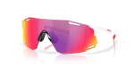 แว่นกันแดด Oakley Cybr Dyno OO9513D-03 Polished White Prizm Road แว่นกันแดด Oakley OO9513D-03 มุมเฉียง สี Polished White สำหรับผู้ใช้ทุกเพศ