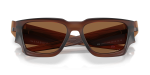 แว่นกันแดด Oakley Instagator OO9514-07 Matte Rootbeer Prizm Bronze แว่นกันแดด Oakley OO9514-07 close-up ด้านหน้า