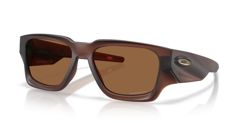 แว่นกันแดด Oakley Instagator OO9514-07 Matte Rootbeer Prizm Bronze แว่นกันแดด Oakley OO9514-07 มุมเฉียง สี Matte Rootbeer สำหรับผู้ชาย
