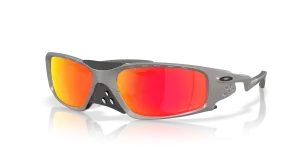 แว่นกันแดด Oakley OO9529-05 มุมเฉียง สีไทเทเนียม สำหรับผู้ใช้ทุกเพศ