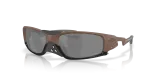 แว่นกันแดด Oakley OO9529-06 มุมเฉียง สีมะฮอกกานี สำหรับผู้ใช้ทุกเพศ