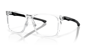 แว่นสายตา Oakley OX8182-03 มุมเฉียง สี Polished Clear สำหรับผู้ชาย